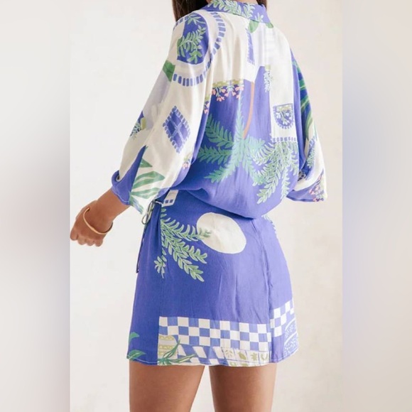 Fashion Holiday Print Shirt & Skirt Two-Piece Set - Picture 2 of 5